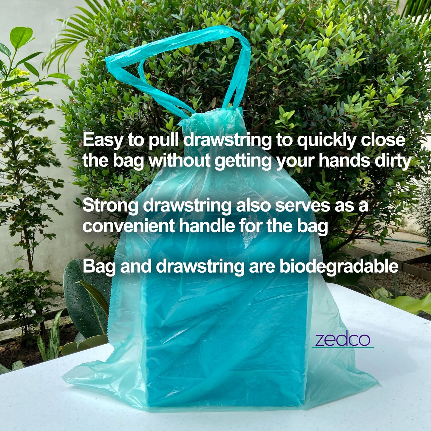 Garbage Bag (Drawstring) - Biodegradable