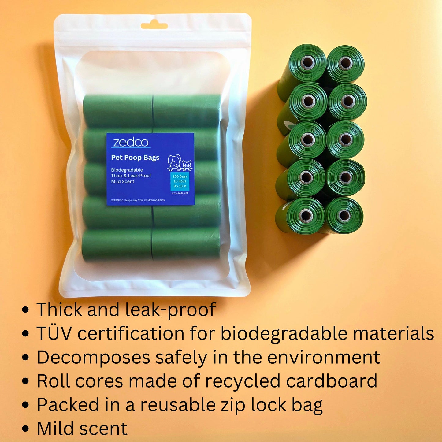 Biodegradable Pet Poop Bags