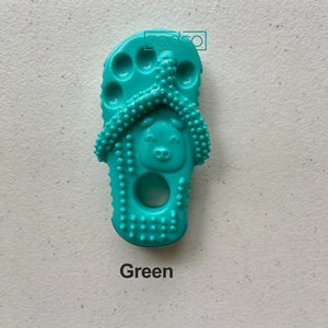 Dental Cleaning Dog Chew Toy - Slipper Design