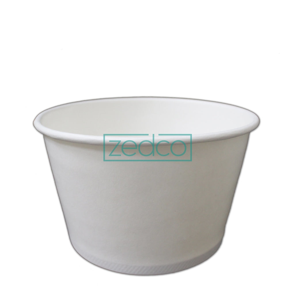 Paper Bowl 520 CC Plain White