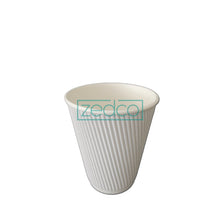 Paper Cup 8 oz (Rippled) - White