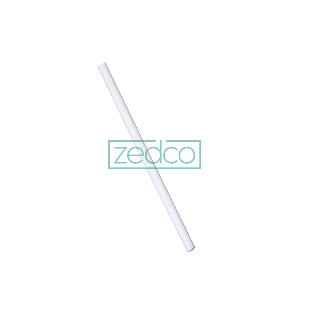 Paper Straw 7.75" - Plain White