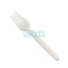 Plastic Fork - Medium White (Budget) / 25 Pcs Forks