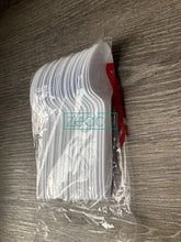Plastic Spoon - Medium White Or Black (25 Pcs) Spoons